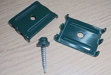 Комплект крепежа оц+ЭПП (прижимная скоба+саморез) Комплект крепежа оц+ЭПП (прижимная скоба+саморез)