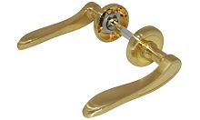 Ручка дверная PAL-07 SG/GP матовое золото "Виктория"*** Ручка дверная PAL-07 SG/GP матовое золото "Виктория"***