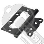 Петля универсальная Pallini PFH 100х75х2,5 мм, 2BB MatBlack, черный фото 2 Петля универсальная Pallini PFH 100х75х2,5 мм, 2BB MatBlack, черный фото 2