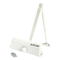 Доводчик DIPLOMAT 605 EN5 с рычажной тягой, цвет-белый Доводчик DIPLOMAT 605 EN5 с рычажной тягой, цвет-белый