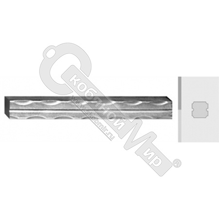 Квадрат 10 Д2 битая грань с просечкой 3000 мм СП Квадрат 10 Д2 битая грань с просечкой 3000 мм СП