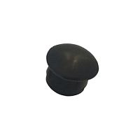 Заглушка пластмассовая 12(13) мм для технологический отверстий, черный /10/ Заглушка пластмассовая 12(13) мм для технологический отверстий, черный /10/