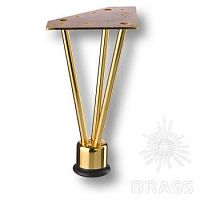 Опора мебельная BRASS, глянцевое золото, КАХ-0740-0220-А09*** Опора мебельная BRASS, глянцевое золото, КАХ-0740-0220-А09***