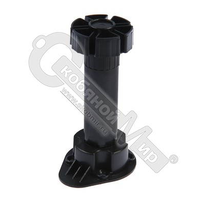 Опора кухонная регулируемая 120-150 мм, пластмасса, черный /50/ /4/ Опора кухонная регулируемая 120-150 мм, пластмасса, черный /50/ /4/