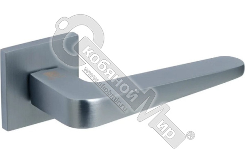 Ручки дверные на тонкой розетке PRONTO A-15-40 M.CHROME матовый хром BUSSARE Ручки дверные на тонкой розетке PRONTO A-15-40 M.CHROME матовый хром BUSSARE