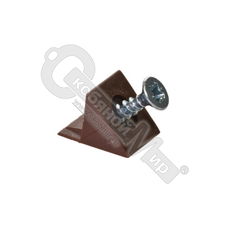 Фиксатор задней стенки из ДВП, коричневый /50/ Фиксатор задней стенки из ДВП, коричневый /50/