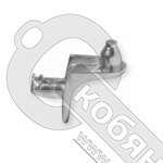 Полкодержатель для деревянных полок PD WA с горизонтальной фиксацией никель (50шт)*** фото 2 Полкодержатель для деревянных полок PD WA с горизонтальной фиксацией никель (50шт)*** фото 2