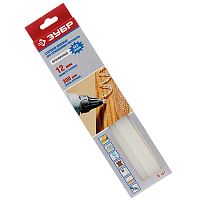 06855-12-1 Стержни ЗУБР клеевые для термоклеевых пистолетов,прозрачные,универсальные,6шт,12х300мм 06855-12-1 Стержни ЗУБР клеевые для термоклеевых пистолетов,прозрачные,универсальные,6шт,12х300мм