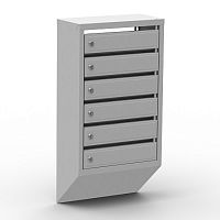 Ящик почтовый вертикальный (ЭК-6 секций с замком, 7 кг.) Ящик почтовый вертикальный (ЭК-6 секций с замком, 7 кг.)