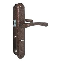 Ручка на планке РДП 1-006-65С -АМ- антик медь,сувальд. /15/ Ручка на планке РДП 1-006-65С -АМ- антик медь,сувальд. /15/