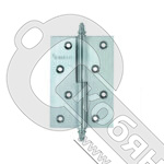 Петля левая А010-D100x70х3-232 L матовый хром ARCHIE фото 2 Петля левая А010-D100x70х3-232 L матовый хром ARCHIE фото 2