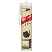 Герметик акриловый универсальный белый 290 мл, Sila PRO Max Acril Universal  /12/ Герметик акриловый универсальный белый 290 мл, Sila PRO Max Acril Universal  /12/