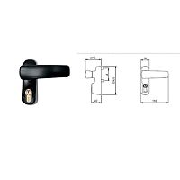 Комп. "Антипаника"/запирающее устр. ISEO Ручка с цилиндром 94021005 ISEO , горизонтальная переклади Комп. "Антипаника"/запирающее устр. ISEO Ручка с цилиндром 94021005 ISEO , горизонтальная переклади