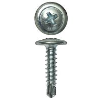 Саморез полусфера с прессшайбой, сверло, цинк 4,2х25 (1кг) Саморез полусфера с прессшайбой, сверло, цинк 4,2х25 (1кг)