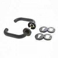 Ручка на фланце РФ-5558-Чш (чер.шлиф.) арт.00369 Ручка на фланце РФ-5558-Чш (чер.шлиф.) арт.00369